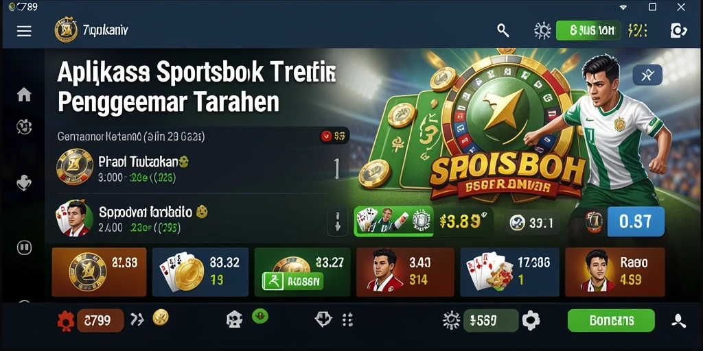 Tampilan gameplay Sportsbook yang menarik dan interaktif.
