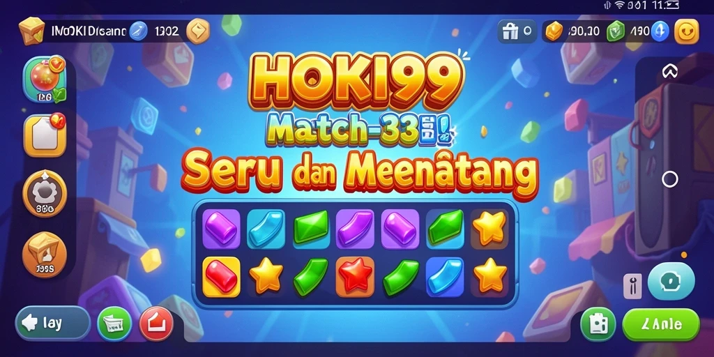 Tampilan permainan HOKI99 yang penuh warna dan menawan.