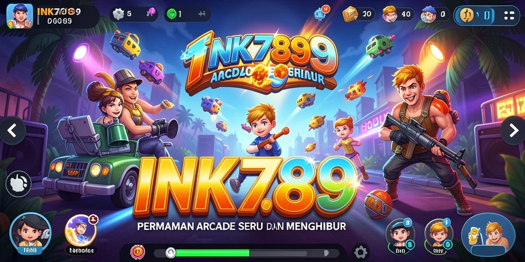 Gambaran gameplay seru di INK789, penuh tantangan dan warna-warni.