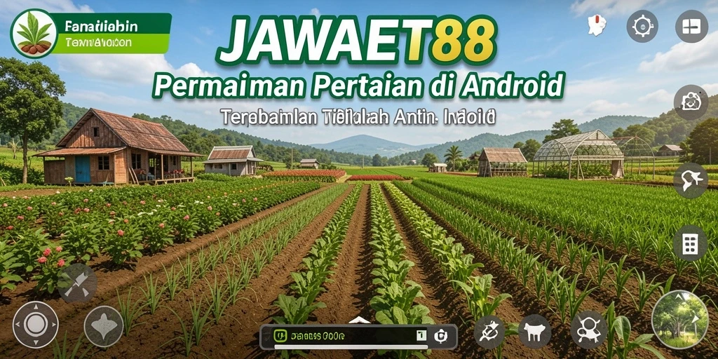 Tampilan gameplay seru dalam JAWABET88 yang menggambarkan pengalaman bertani.