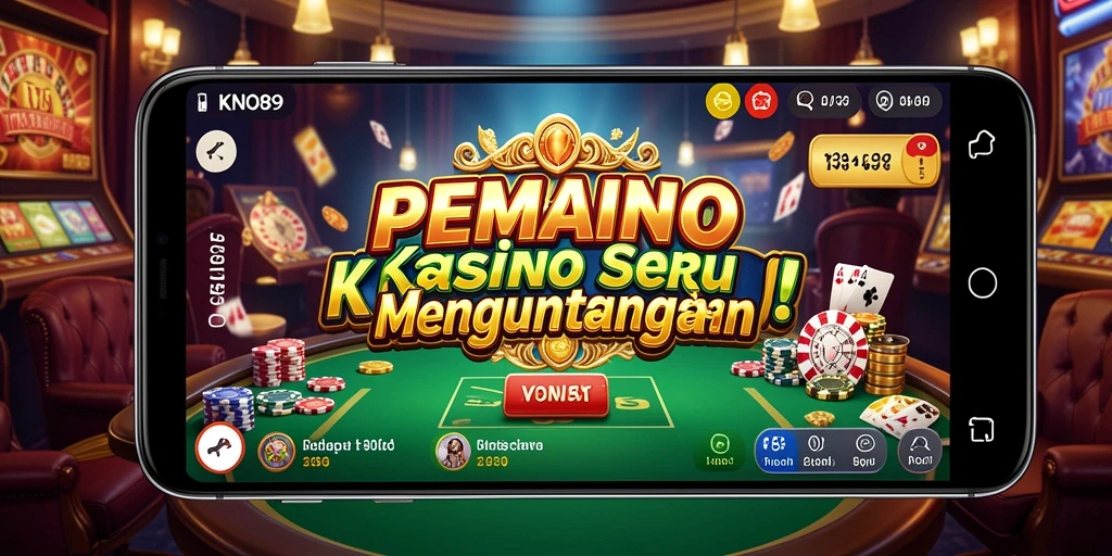 Tampilan screenshot utama KNO89 yang menunjukkan aksi permainan kasino yang mendebarkan.