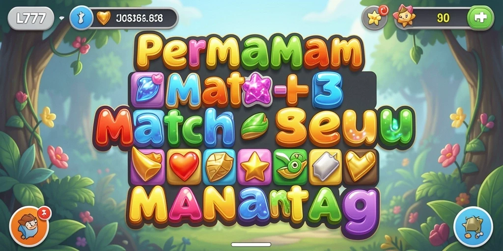 Tampilan menarik dari gameplay L777 dalam kategori Match-3.