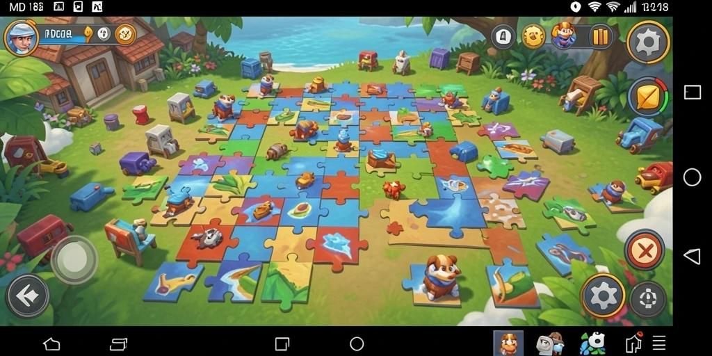 Tampilan gameplay MDG188 dengan teka-teki yang menantang.