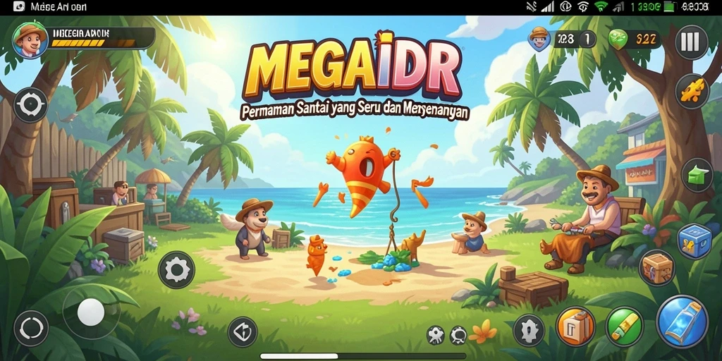 Gameplay seru dan menantang dari MEGAIDR dalam aksi.